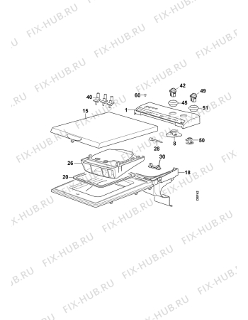 Взрыв-схема стиральной машины Kelvinator KF835 - Схема узла Command panel 037